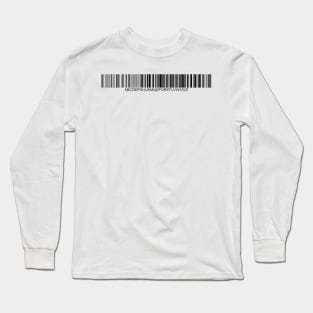 Alphabet barcode Long Sleeve T-Shirt